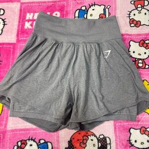 Gymshark Gray Vital Seamless running Women's Athletic Shorts
